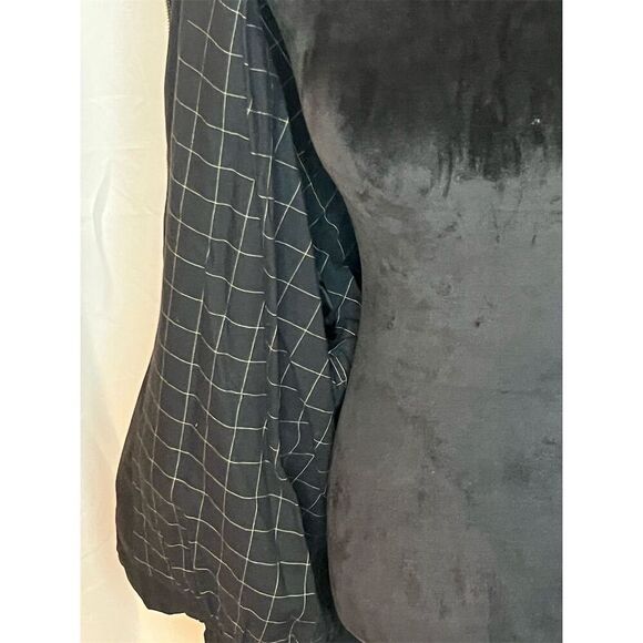 Ralph Lauren Men's Black Bomber Jacket 2XL Plaid Lining Casual Zip - Picture 3 of 11